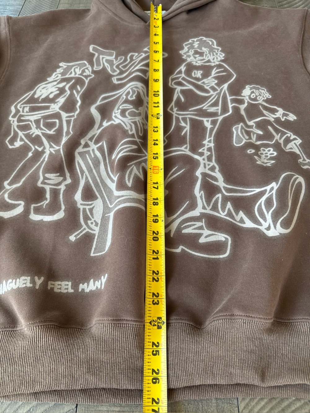 Aelfric Eden Y2k Oversized Graphic Streetwear Hoodie Women’s Size Medium - Picture 12 of 16